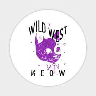 Wild West Meow Magnet
